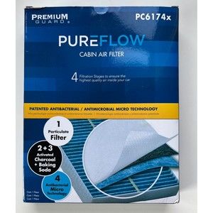 BNIB Premium Guard Pureflow Lincoln Ford Vehicle CarSUV Cabin Air Filter PC6174x